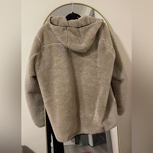 Windproof fleece hoodie